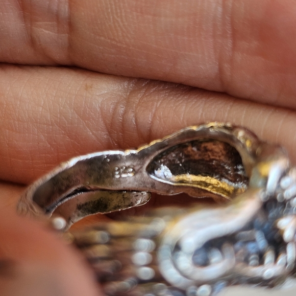 Sterling Skull and Dragon Ring - Picture 6 of 6